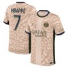 Maillot de Foot Paris Saint-Germain Mbappé 7 Quatrième Jordan 2023-24 Maillot de Foot Paris Saint-Germain Mbappé 7 Quatrième Jordan 2023-24